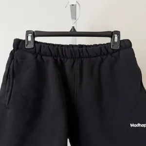 Madhappy Womens Heritage Sweatshorts Black Cotton Fleece Logo Shorts Size‎ M thumbnail 2