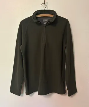 Textured LL Bean Fleece Pullover thumbnail 1