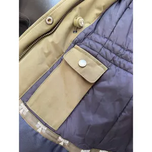 Barbour Elper Waterproof Parka Jacket Olive Green Faux Fur Hood US 4 thumbnail 9