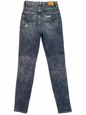 American Eagle Curvy Super High Rise Jegging Jeans Distressed Stretch Size 0 thumbnail 4