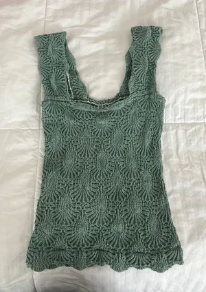 Green Free People square neck thumbnail 1