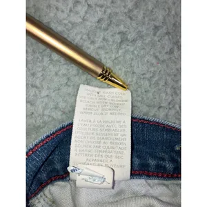Vtg American Eagle Flare Leg Jeans Women 10 Low Rise Stretch Distressed 30x30‎ thumbnail 13