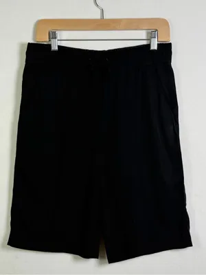 ALC Frank Women Sz 8 Black Bermuda Viscose Short Drawstring Pull On Quiet Lux Golf thumbnail 2