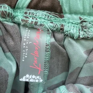 FP Movement L Mint‎ Brown Shorts Ruffle Layered Abstract Zebra Print NWT thumbnail 6