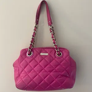 Kate Spade pink leather handbag thumbnail 1