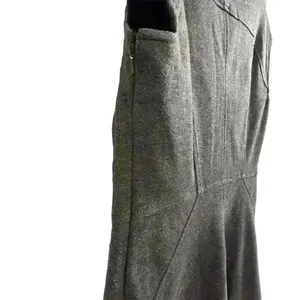 Cache Women's Size 4 Gray Sleeveless‎ Sheath Knee Length Dress thumbnail 4