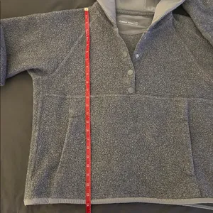 Outdoor Voices MegaFleece Snap Up Hoodie Sz S thumbnail 13