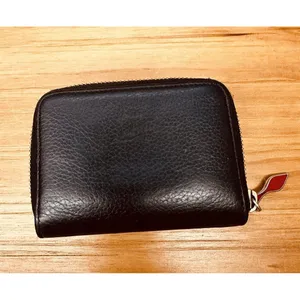 Christian Louboutin‎ Panettone Spikes Coin Zip Around Wallet In Black Pre-owned thumbnail 10
