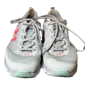 Under Armour Womens Size 9 Charged Assert 9 Running Shoes Grey‎ Orange Sneakers thumbnail 8