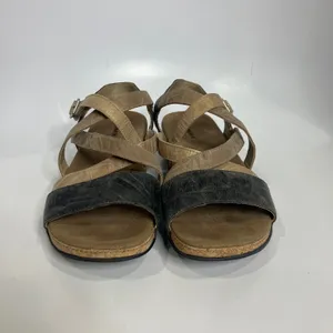 Romika Fidschi 58 cork‎ fotbed sandals strappy comfort shoes women's size 40 thumbnail 3
