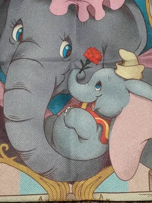 Disney Collection Dumbo Extra Large & Roomy Canvas Tote Bag thumbnail 4