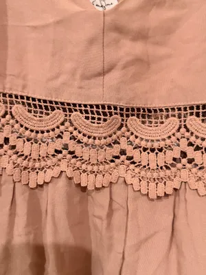 Birch and Stone Spaghetti Strap Boho Dress in Tan thumbnail 2