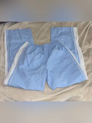 No Boundaries Light Blue and White Track Pants thumbnail 3