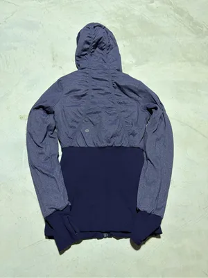 Lululemon Hooded Women's dance studio reversible Zip-Up Jacket purple 4 thumbnail 12