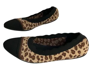 Aerosoles Leopard Print Flats Size 8M Women’s Slip On Ballet Shoes Round Toe thumbnail 1