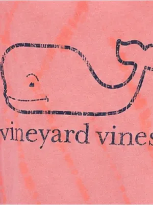 Vineyard Vines Pink Tie-Dye Long Sleeve Whale Pocket Tee — Size Large thumbnail 7