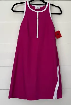 Sage Athletic Women’s Medium Pink White Athletic Dress New NWT thumbnail 1