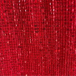 ASTR Devika Sequin Mini Dress Red Size Small Backless Colorful Party Holiday thumbnail 6