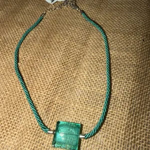 NEW‎ Free People Choker Teal Glass Bohemian Necklace Layering Sunshine Express thumbnail 2