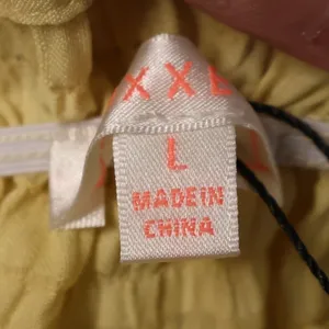 Luxxel Kaylene Milkmaid Top Size L Off Shoulder Renaissance Festival Crop Yellow thumbnail 8