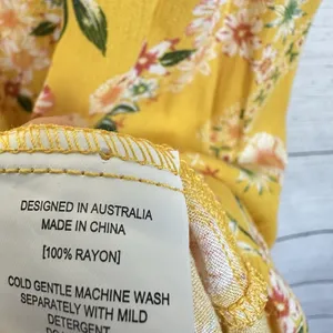 Anthropologie Abel‎ the Label Yellow Floral Hi-Low Maxi Dress Medium Gypsy Boho thumbnail 9