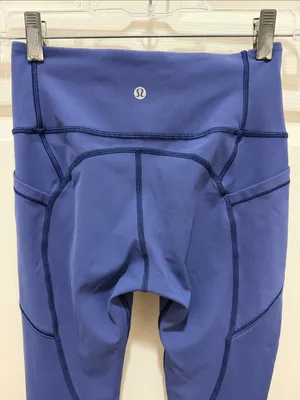 Lululemon All the Right Places Great Gatsby Blue Pants 28in. Size 4 Athleisure thumbnail 5