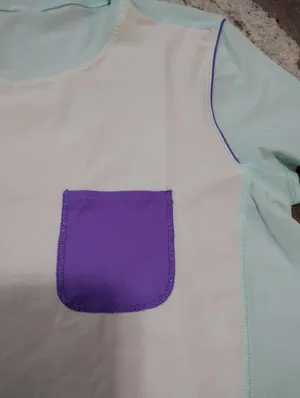 Lululemon Runbeam Short Sleeve Aquamarine And White Shirt thumbnail 3