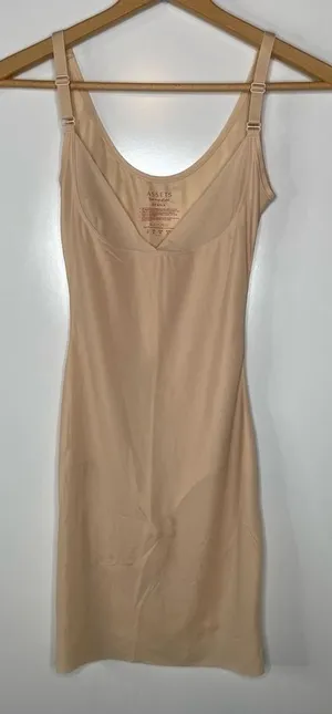 Assets Red Hot Label by Spanx Featherweight Firmers Open‎ Bust Body Slip Small thumbnail 1