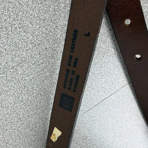 Gap Belt Womens Large Brown Genuine Cow Leather Made in USA Skinny Casual thumbnail 7