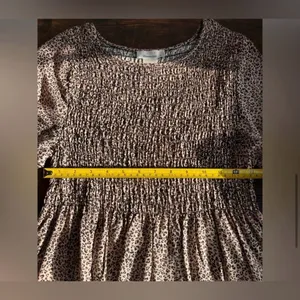 URBAN Romantics Pink & Black Animal Print Babydoll Top thumbnail 6