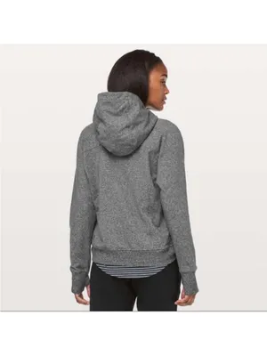 Lululemon Scuba Pullover Heathered Core Ultra Grey Size 6 thumbnail 4