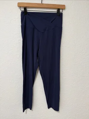 OFFLINE by AERIE Navy Blue Real Me Hi-Rise 7/8 Leggings thumbnail 2