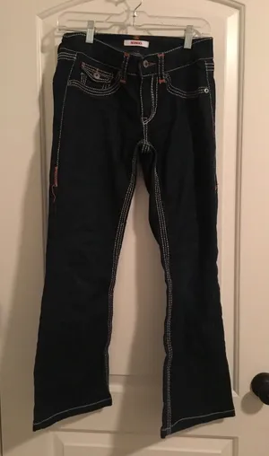 Bongo Women's Juniors Blue Denim Jeans Size 5 thumbnail 1