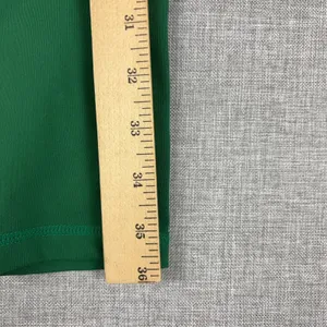 Buff Bunny Leggings Womens M Green Ankle Nylon Spandex High Rise Pockets Stretch thumbnail 5