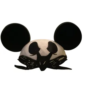 NWT Disney Parks Nightmare Before Christmas Jack Skellington Mickey Ear Hat thumbnail 1