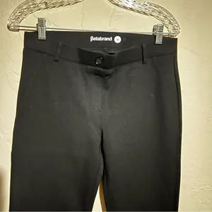 Betabrand Black‎ DPYP Straight Dress Yoga Pants thumbnail 7