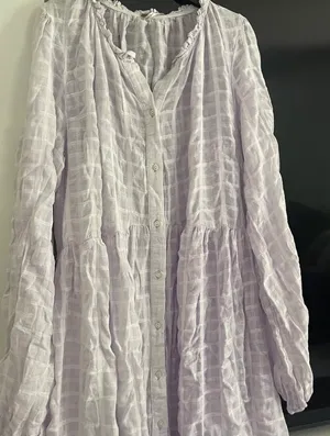 Free People XS Lavender Dress with slip thumbnail 3