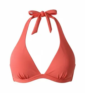 J Crew halter back bikini top red thumbnail 1