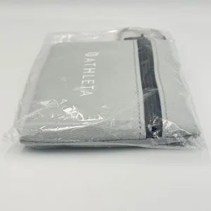 Athleta‎ Pouch Power of We x 200 Gray Zippered Accessory Bag with Carabiner NEW thumbnail 2