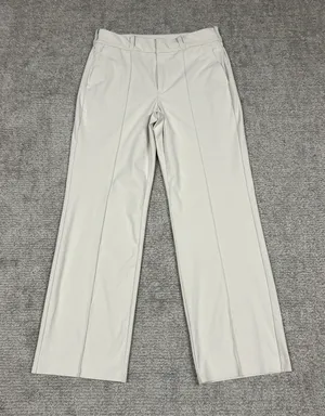 Rhone Birdie Cropped Trouser Pants Womens 6 Light Sand Ivory Golf Stretch thumbnail 1