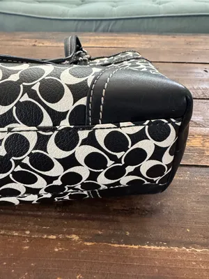 COACH Chelsea Signature Heritage Leather Tote thumbnail 6