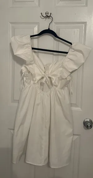 White mini dress thumbnail 2