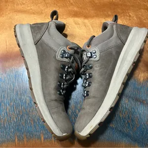 Forsake Thatcher waterproof leather lowtop hiking shoes size 7 lace up stone thumbnail 7