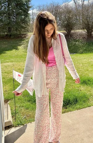 Floral Wide Leg Bottoms thumbnail 3