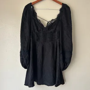 For Love and Lemons Black Coquette Natalie Mini Dress Size Small thumbnail 4