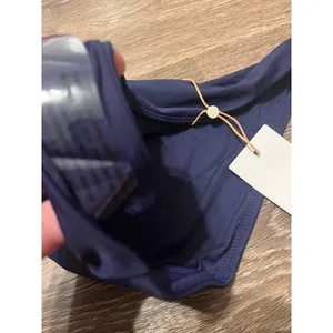 Quince Italian Low Rise Bikini Bottom in Deep Navy Size Large thumbnail 3