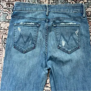 MOTHER DENIM The Looker Cropped in Graffiti Girl Size 27 thumbnail 12