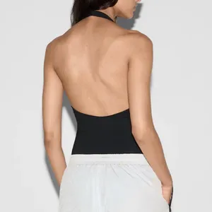 GUCCI logo printed halter neck swimsuit bodysuit thumbnail 5