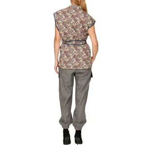 BLANK NYC Quilted In Bloom Wrap Belted Jacket Vest Size M New w Tag MSRP $98 SOO thumbnail 3