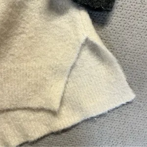 Abercrombie & Fitch Mock Neck Fairisle Fluffy Sweater XS GUC thumbnail 4